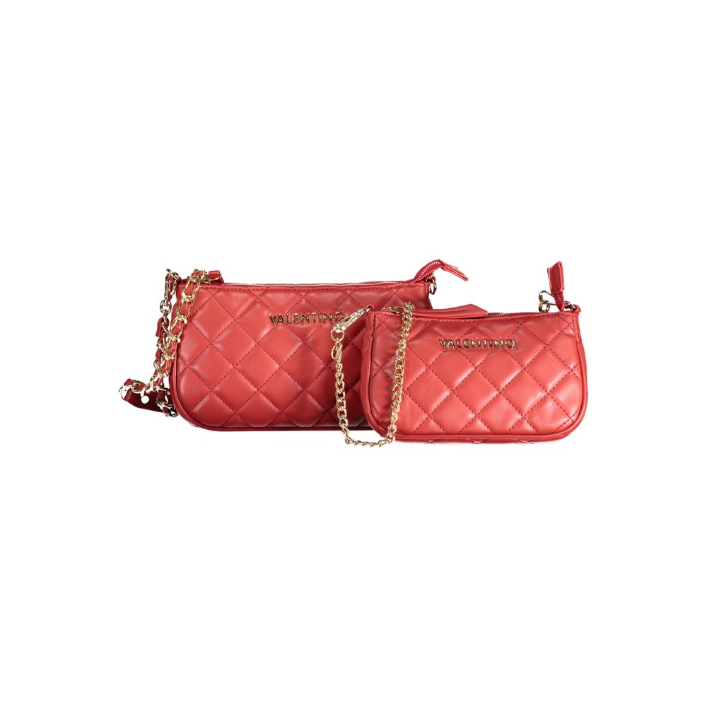 Rote Handtasche aus Polyethylen