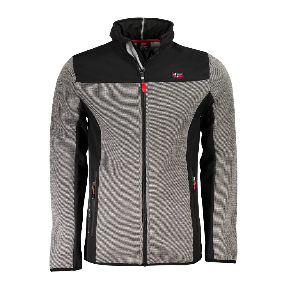 Braune Polyester-Herrenjacke