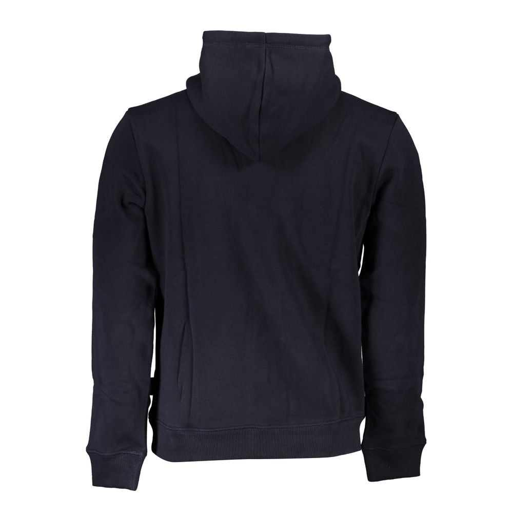Blauer Baumwollpullover für Herren