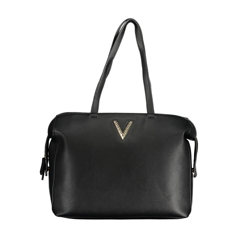 Schwarze Handtasche aus Polyethylen