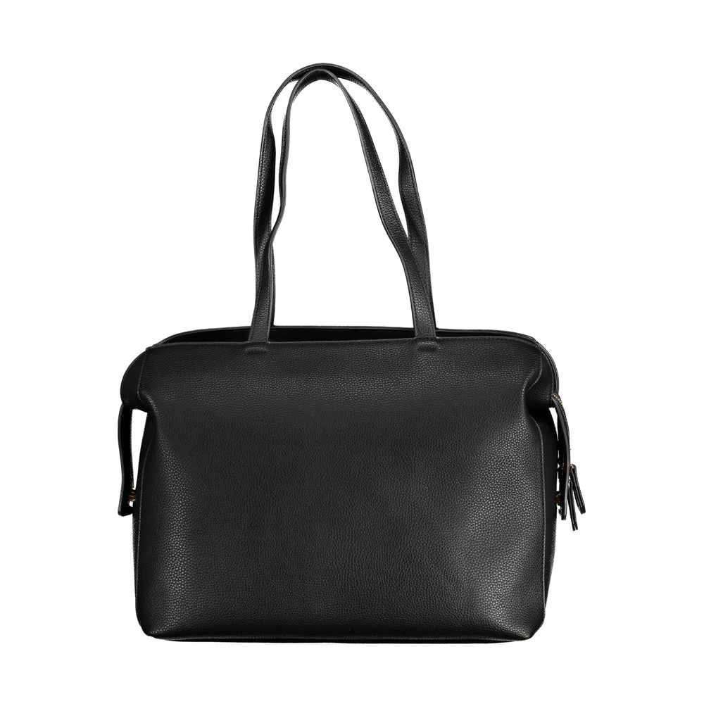 Schwarze Handtasche aus Polyethylen
