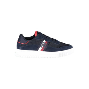 Blaue Polyester Herren Sneaker