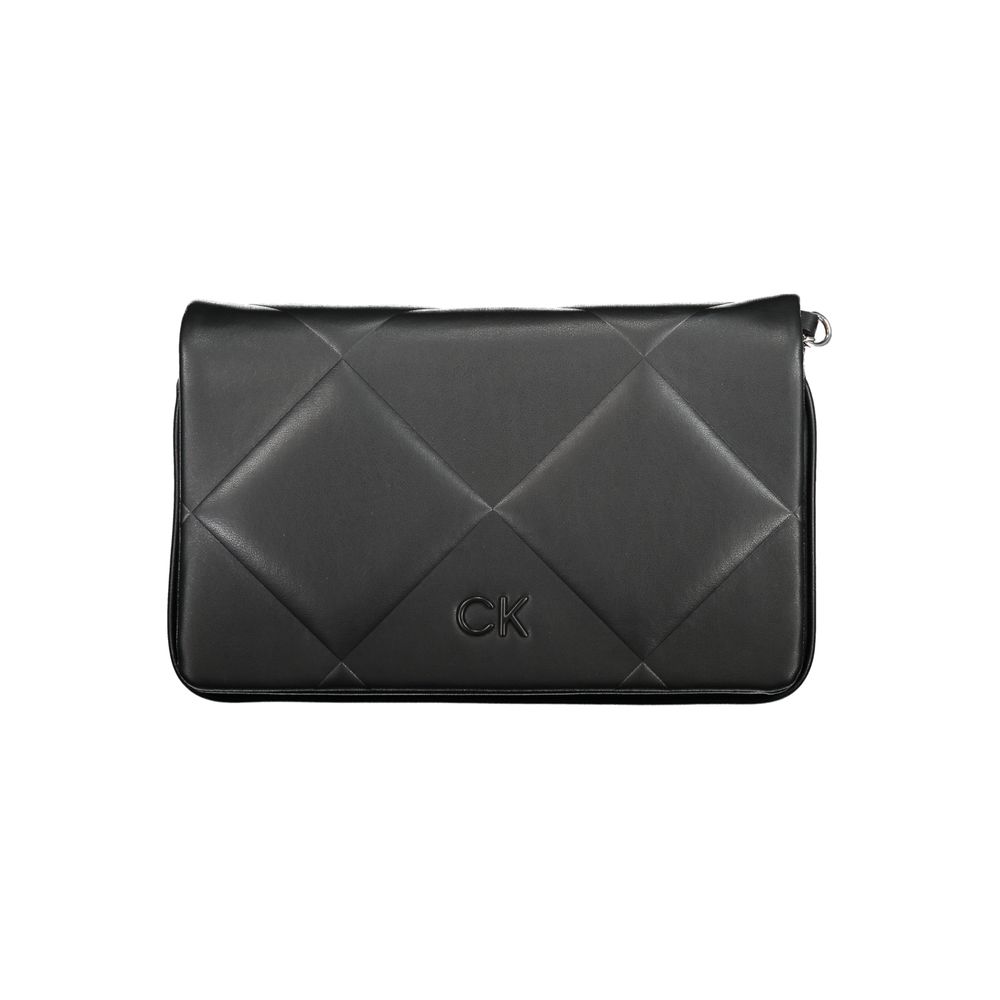 Schwarze Baumwollhandtasche