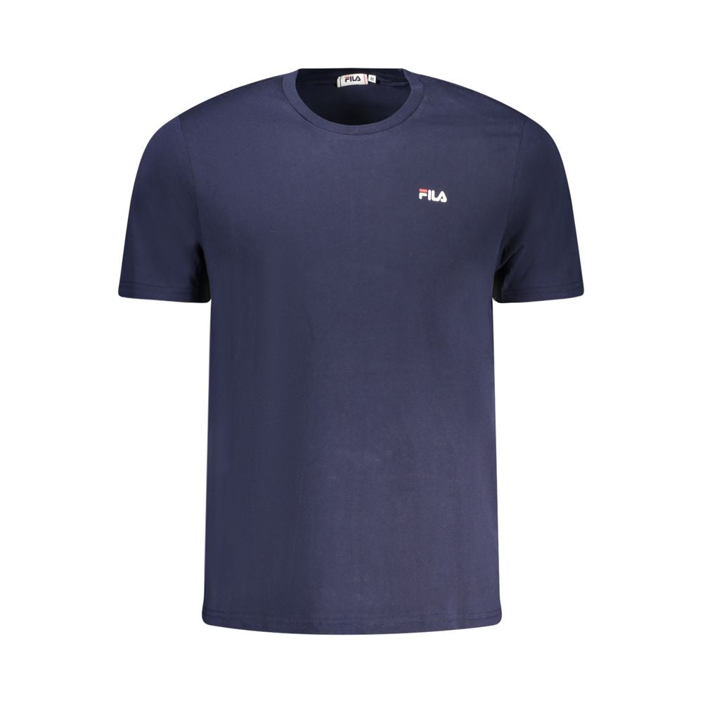 Blaues Baumwoll-T-Shirt