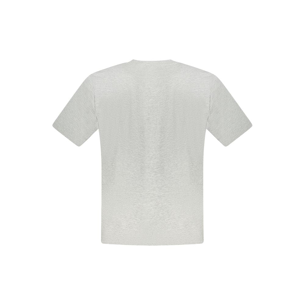 Graues Herren-T-Shirt aus Baumwolle