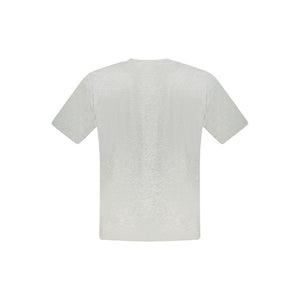 Graues Herren-T-Shirt aus Baumwolle