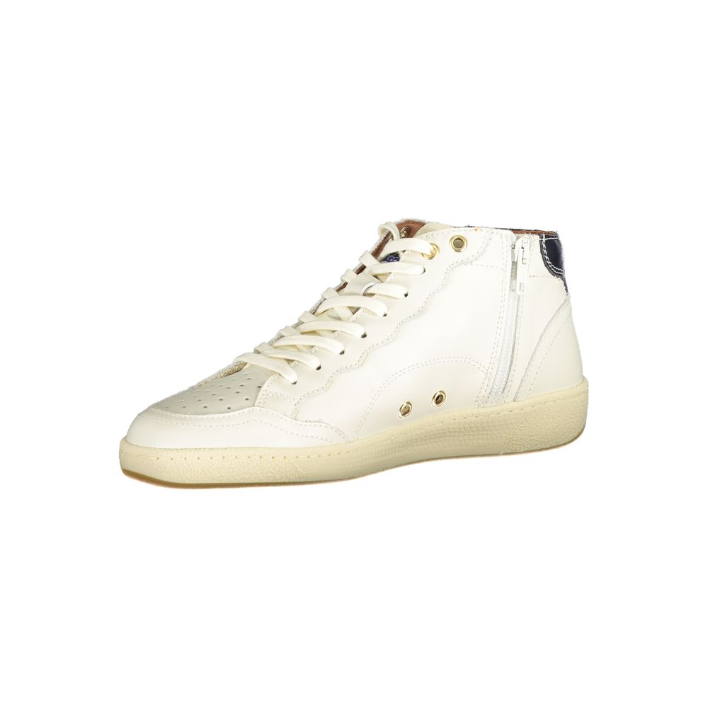 Weiße Leder Herren Sneaker