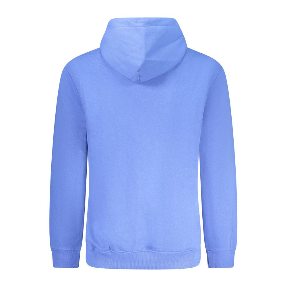 Blauer Baumwollpullover für Herren