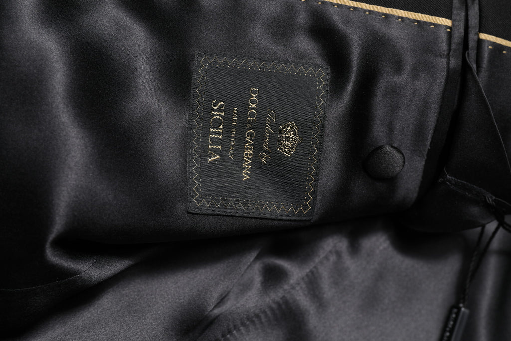 Schwarzer SICILIA Blazer mit Kristallverzierung