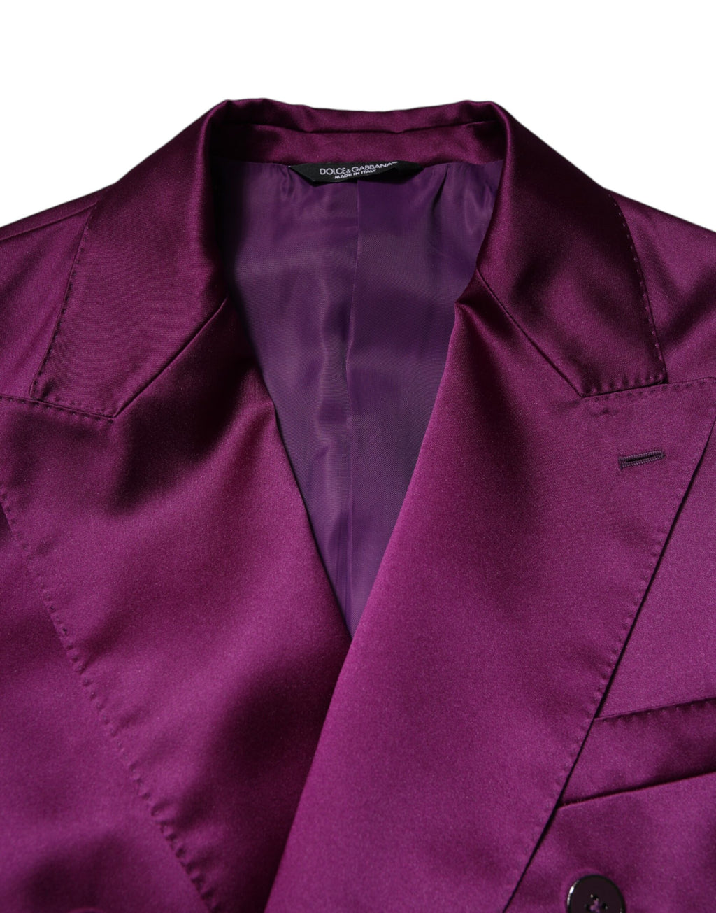 Lila Zweireihiger Herren Anzug Mantel Blazer