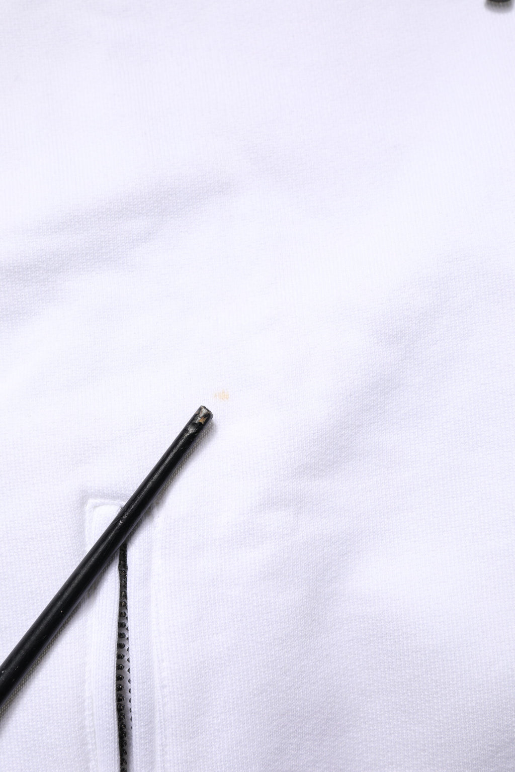White Cotton Logo Hooded Sweatshirt Sweater