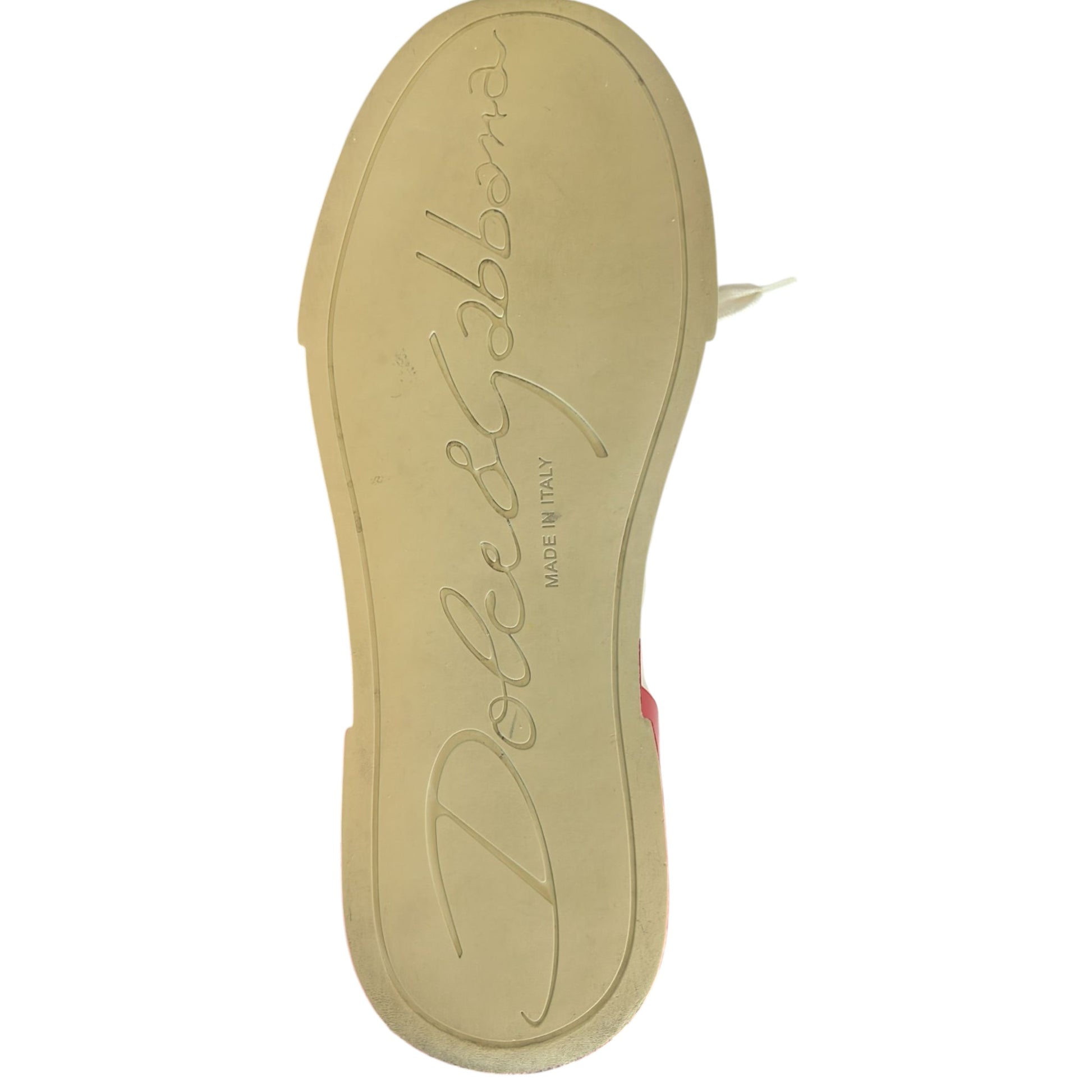 Weiß Rot Logo Portofino Sneakers Schuhe