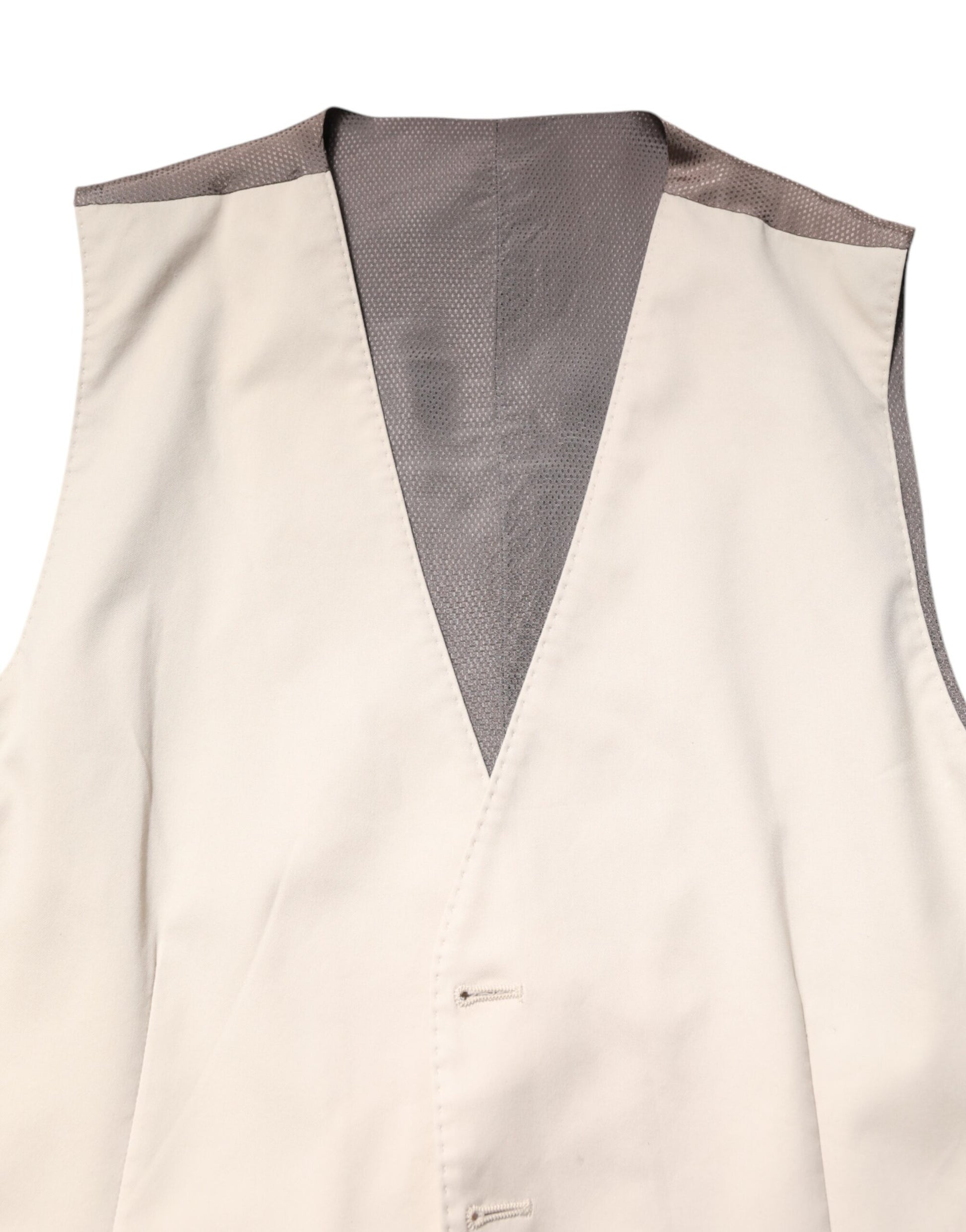 Beige Grau Kleid Männer Formale Weste Weste
