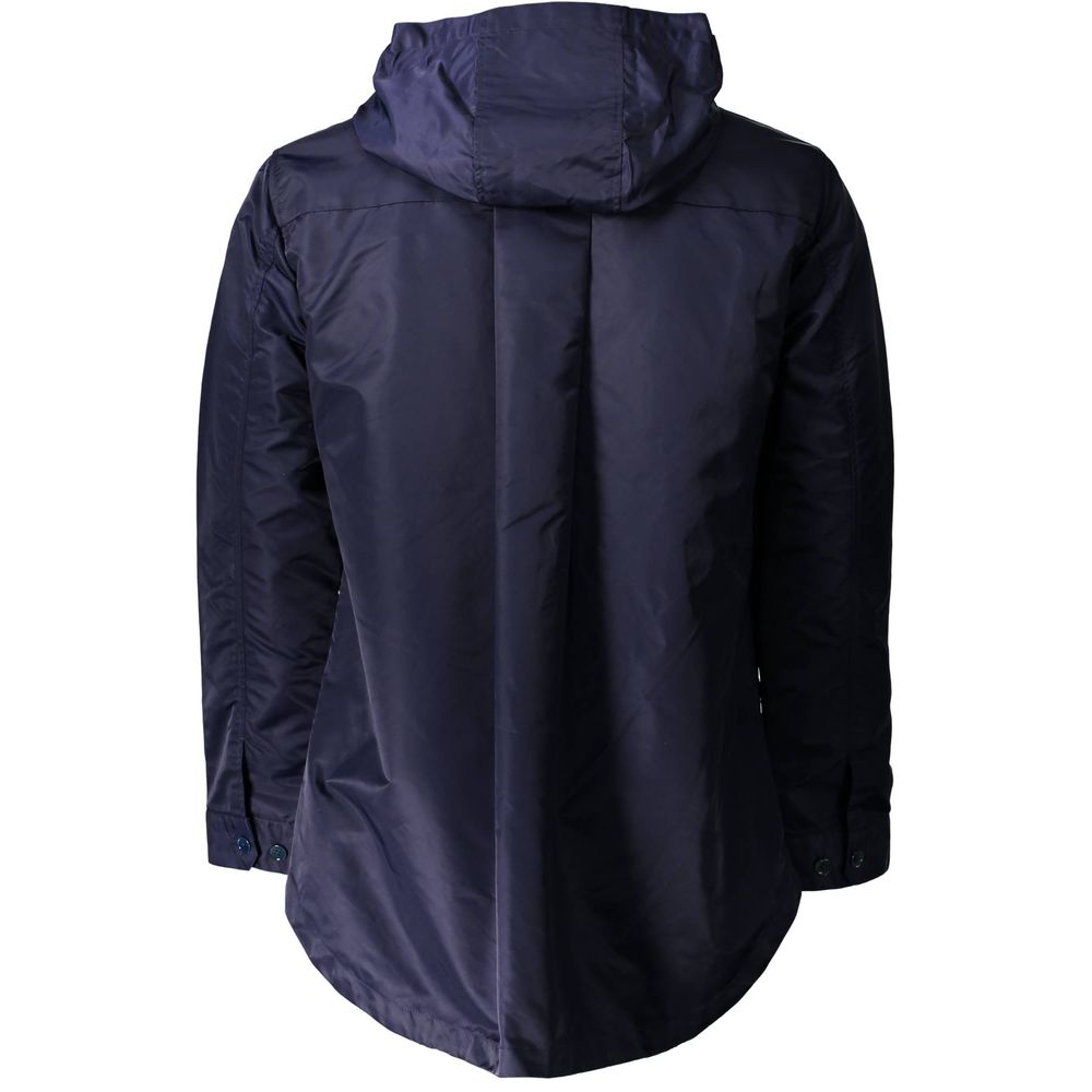 Blaue Nylonjacke für Herren