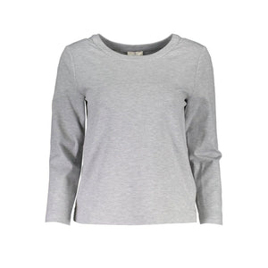 Graues Unisex-Sweatshirt aus Elastan