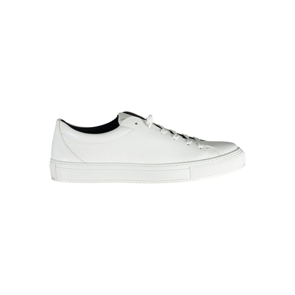 Weiße Synthetik Herren Sneaker