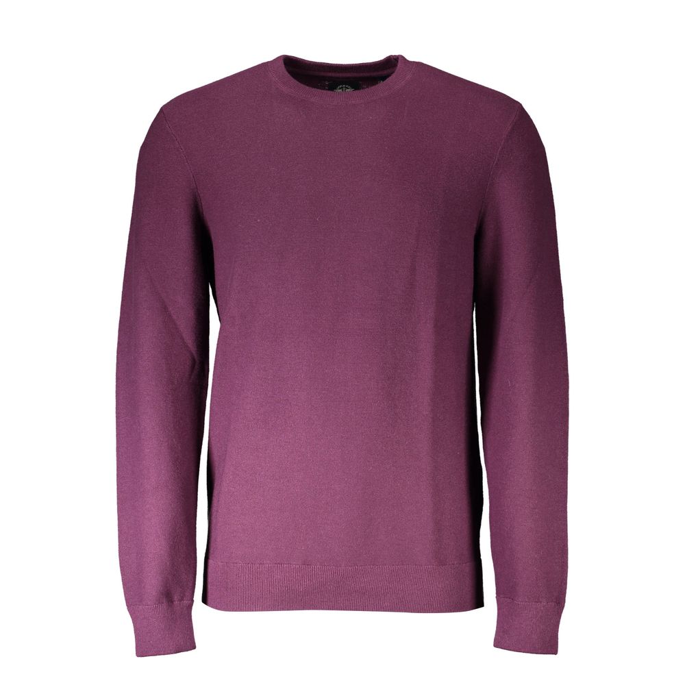 Lila Baumwollpullover