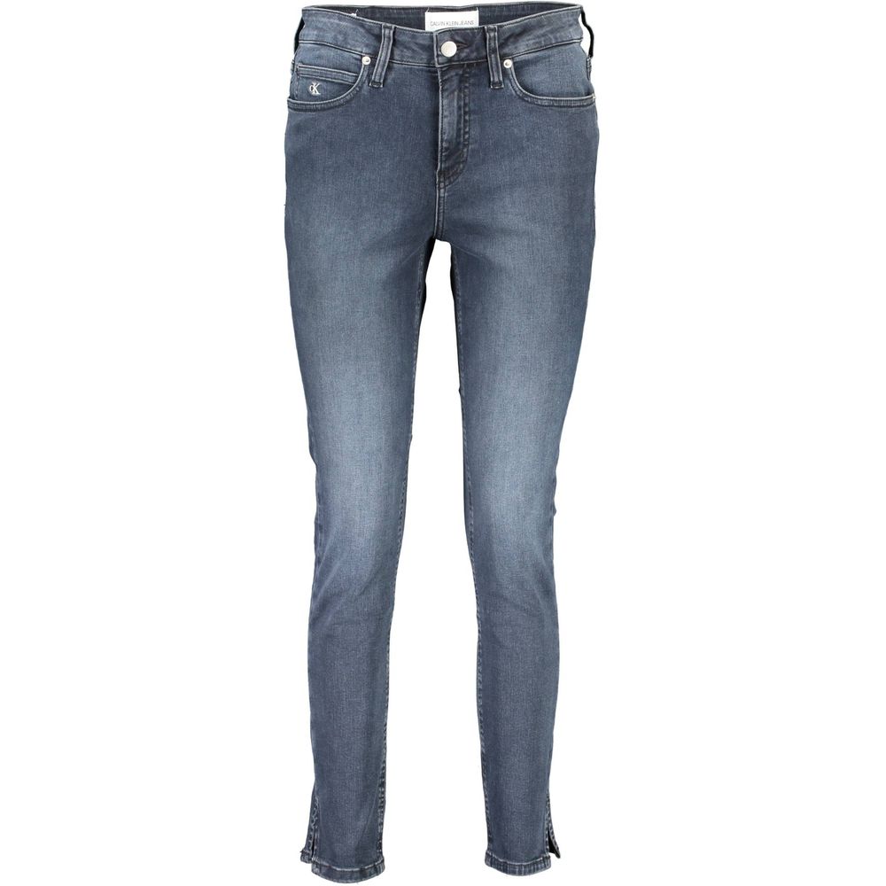 Blaue Baumwolljeans für Damen