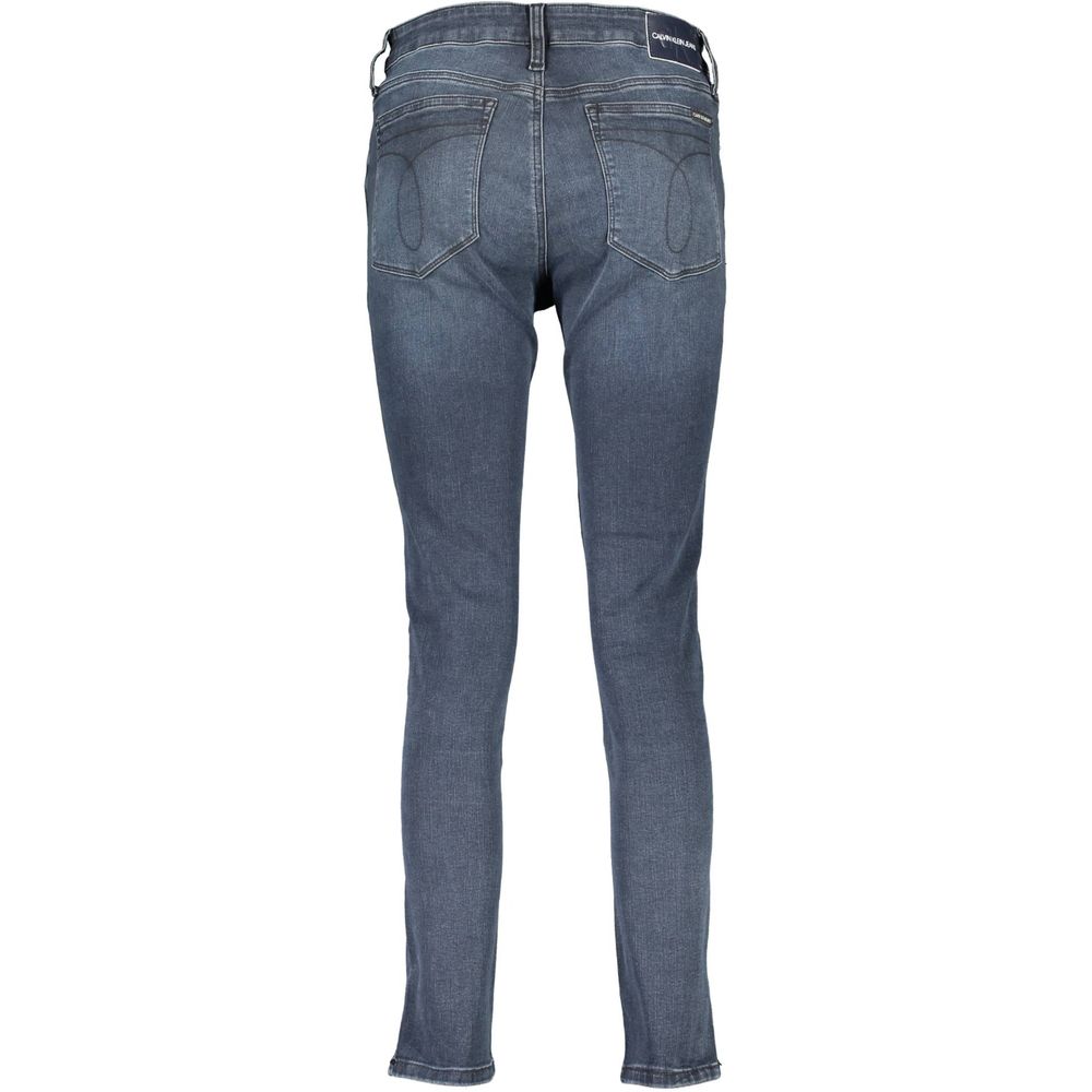 Blaue Baumwolljeans für Damen
