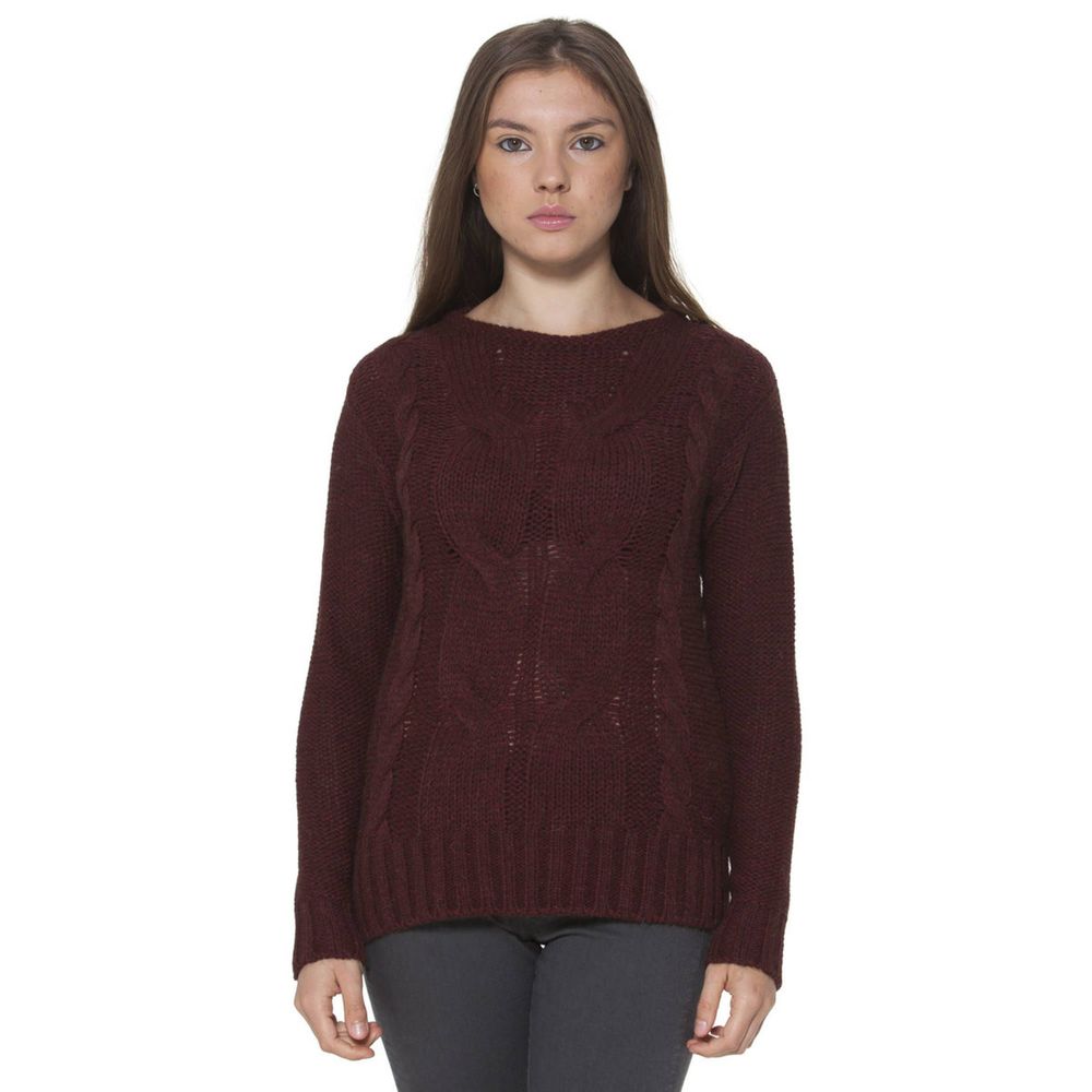 Roter Wollpullover