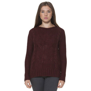 Roter Wollpullover