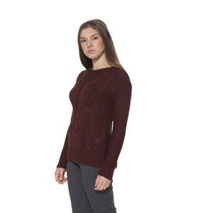 Roter Wollpullover