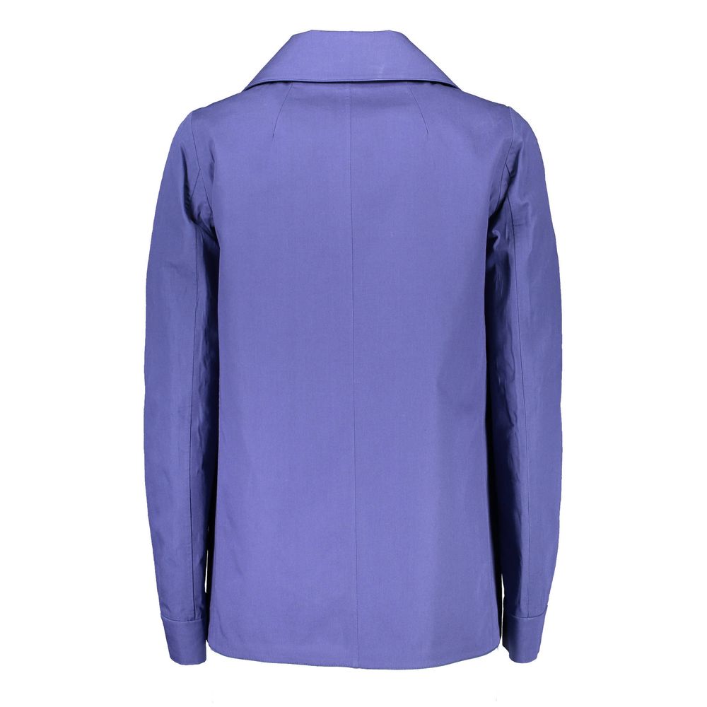Blaue Baumwolljacken &amp; Mäntel