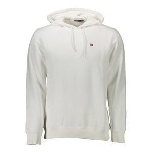 Weißer Baumwollpullover für Herren