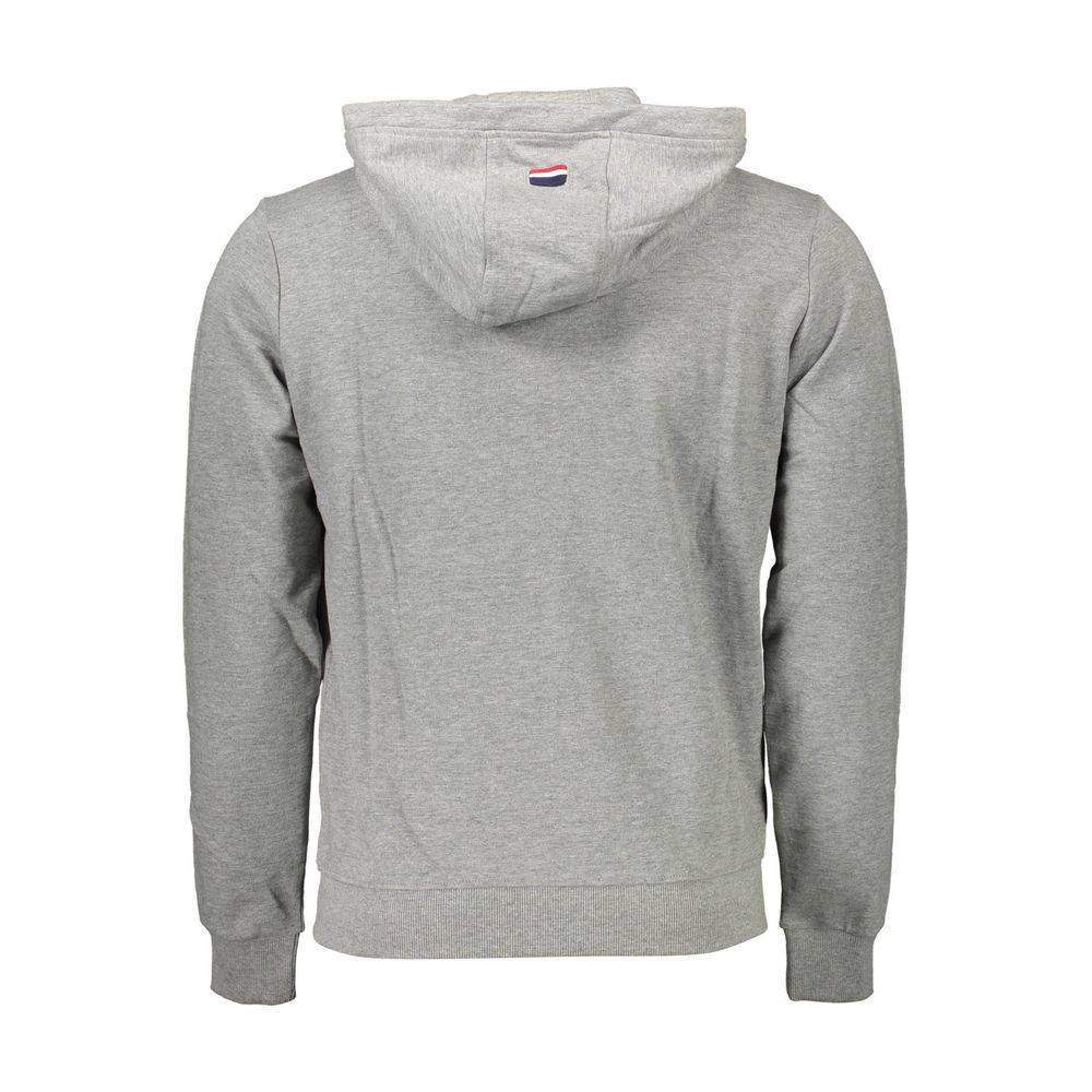 Grauer Baumwollpullover für Herren