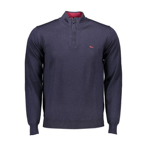 Blauer Wollpullover für Herren