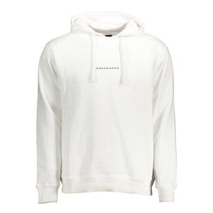 Weißer Baumwollpullover für Herren