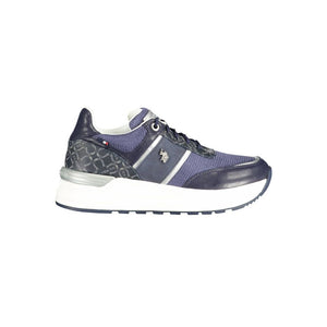 Blaue Polyester Damen Sneaker