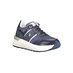 Blaue Polyester Damen Sneaker