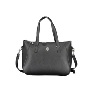 Schwarze Polyethylen Damenhandtasche