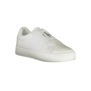 Weiße Leder Damen Sneaker