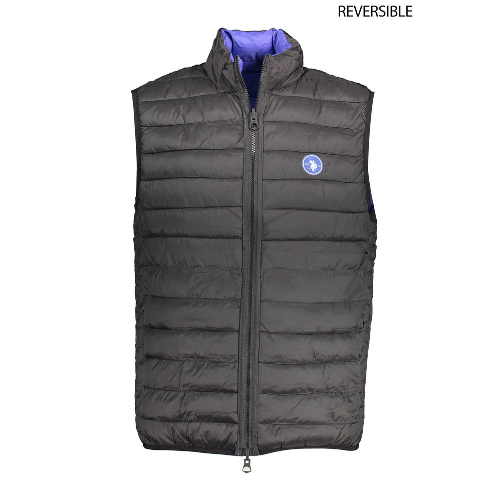 Blaue Nylonjacke für Herren