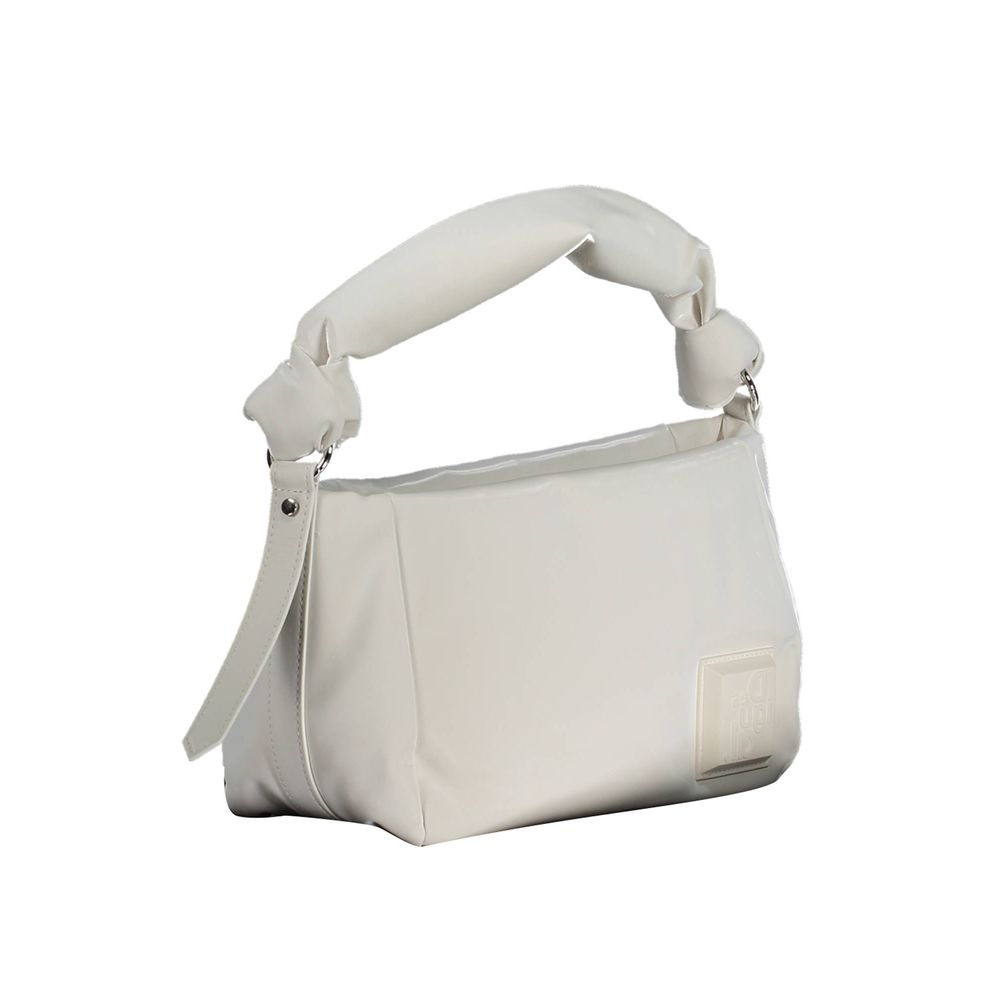 Weiße Polyester Damen Handtasche