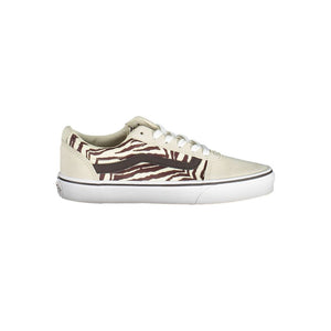 Beige Leder Damen Sneaker