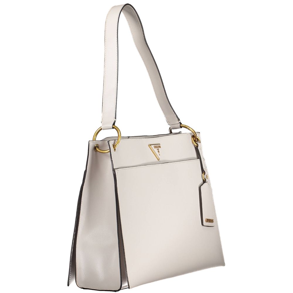 Graue Polyethylen-Damenhandtasche