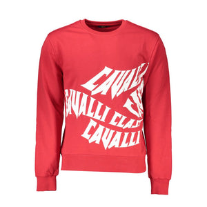 Red Cotton Men Sweater