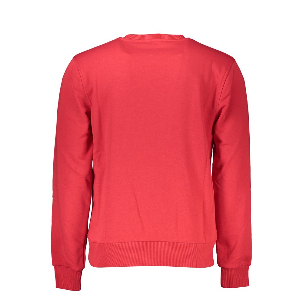 Roter Baumwollpullover für Herren