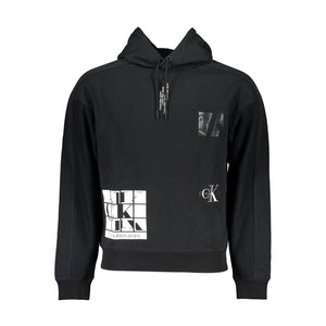 Black Cotton Men Sweater