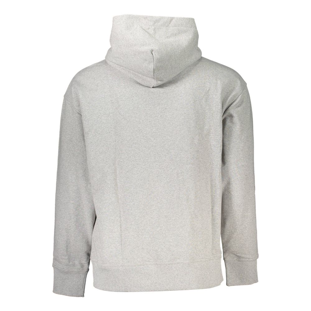 Grauer Baumwollpullover für Herren