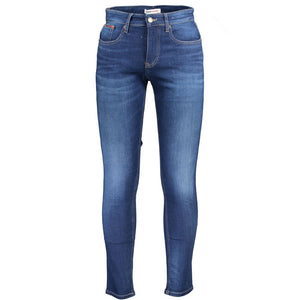 Blue Cotton Jeans & Pant