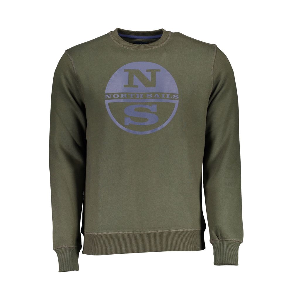 Grüner Baumwollpullover