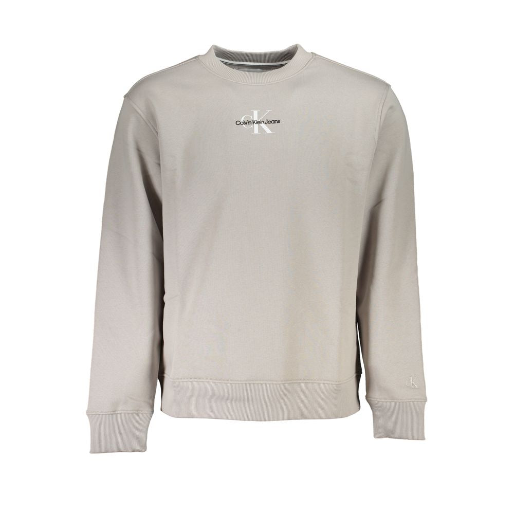 Elegantes Fleece-Sweatshirt mit Rundhalsausschnitt