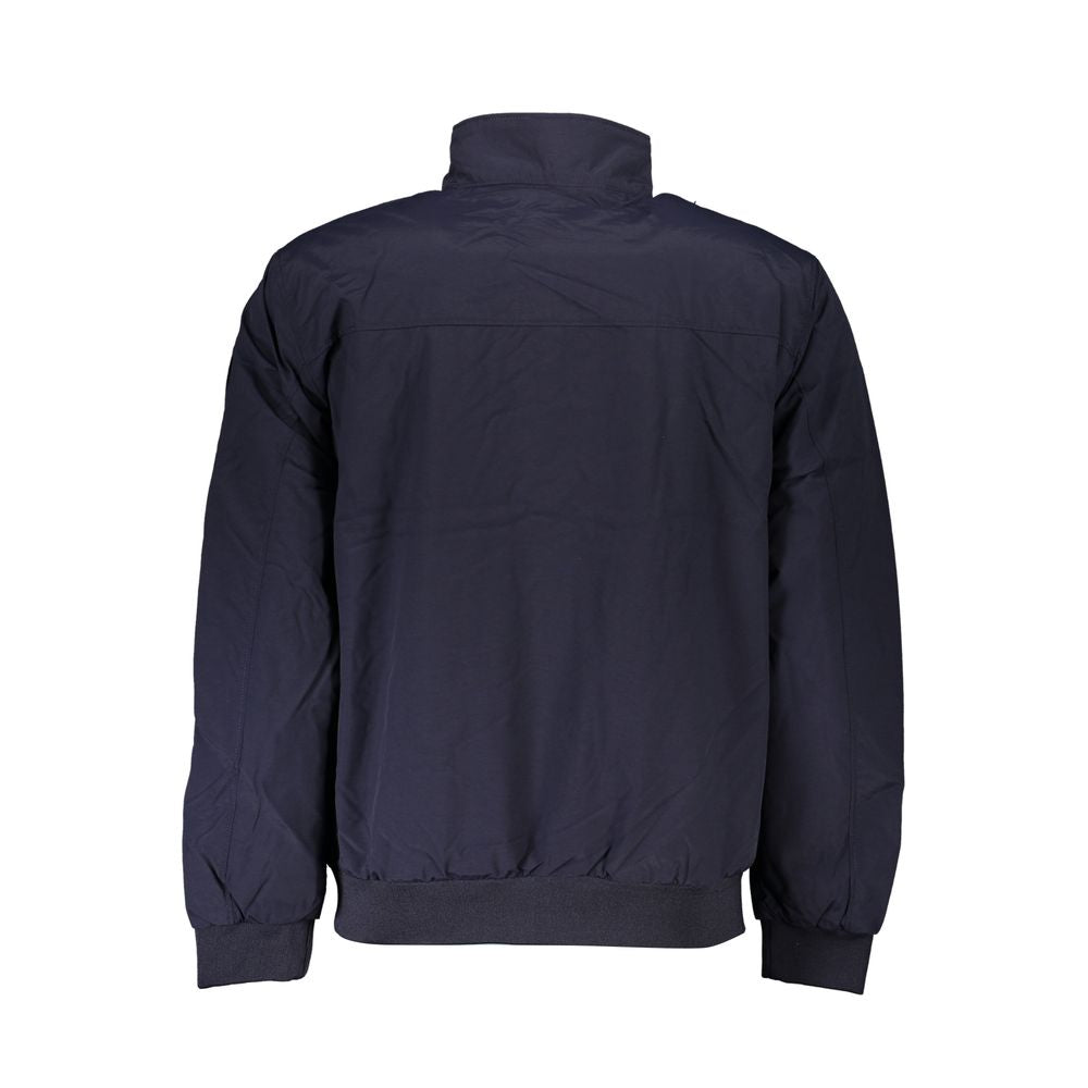 Blaue Polyamid-Herrenjacke