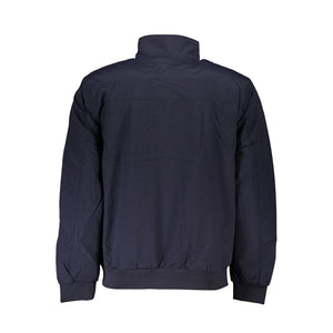 Blaue Polyamid-Herrenjacke