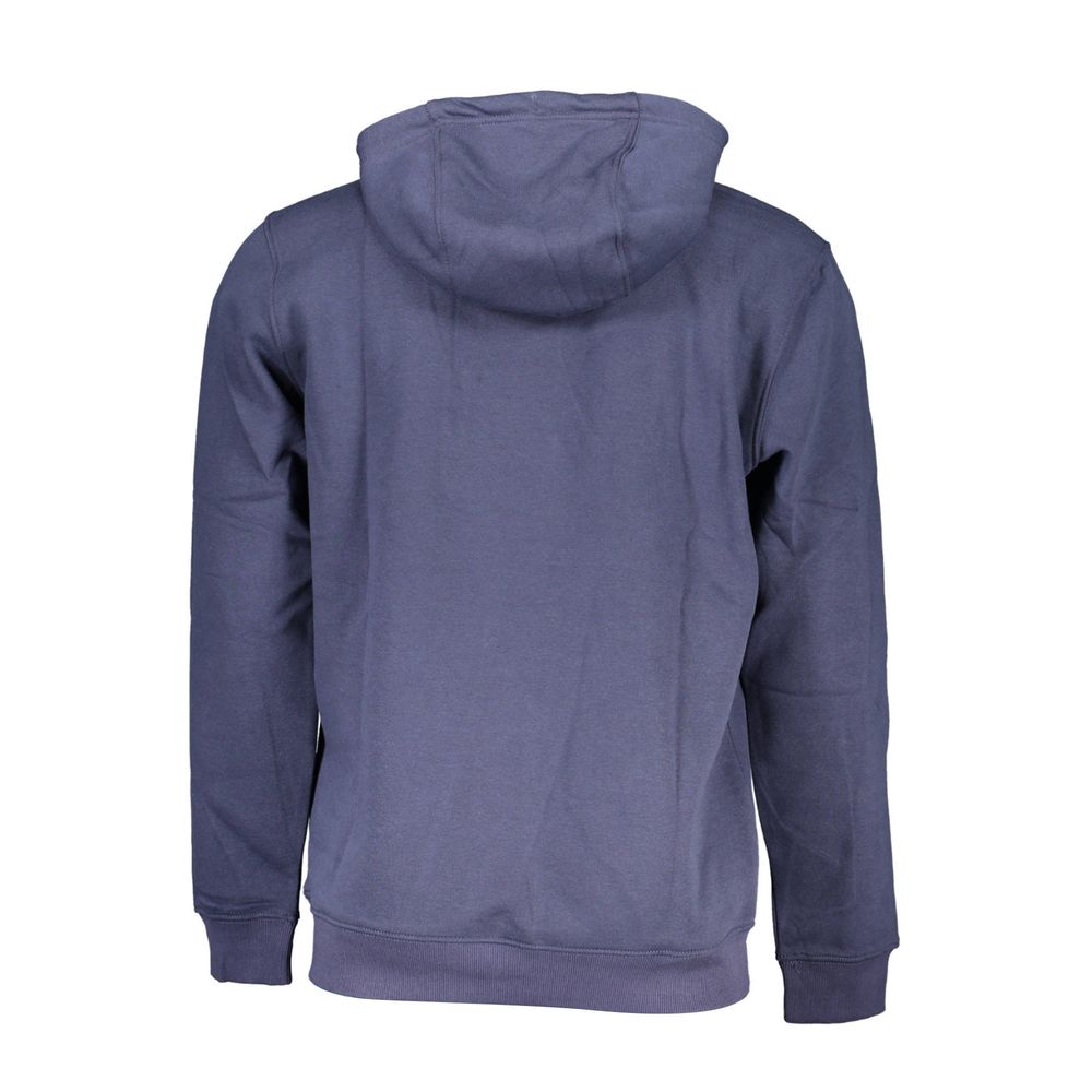 Blauer Baumwollpullover für Herren