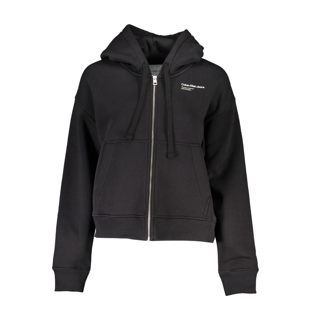 Schickes Fleece-Sweatshirt mit Kapuze und Stickerei